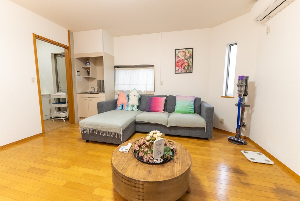Guest House Kubo Homes Shotenshita のリビング
